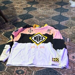 Nike Air Pink and Black Long Sleeve Shirt